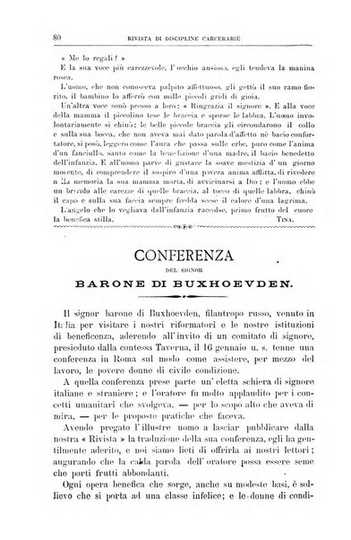 Rivista di discipline carcerarie in relazione con l'antropologia, col diritto penale, con la statistica