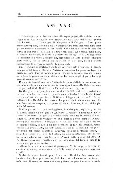 Rivista di discipline carcerarie in relazione con l'antropologia, col diritto penale, con la statistica