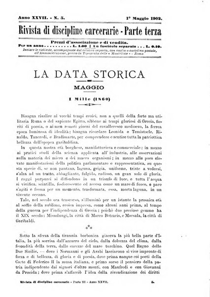 Rivista di discipline carcerarie in relazione con l'antropologia, col diritto penale, con la statistica