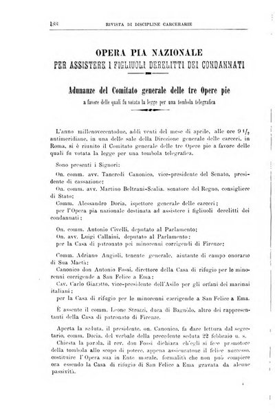 Rivista di discipline carcerarie in relazione con l'antropologia, col diritto penale, con la statistica