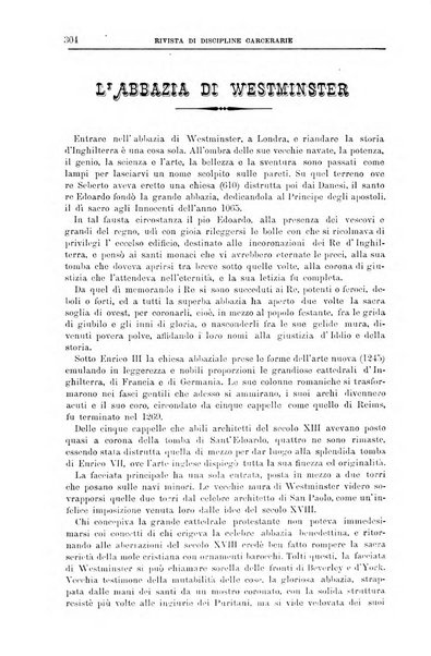 Rivista di discipline carcerarie in relazione con l'antropologia, col diritto penale, con la statistica