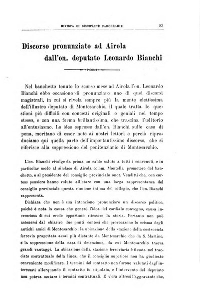 Rivista di discipline carcerarie in relazione con l'antropologia, col diritto penale, con la statistica