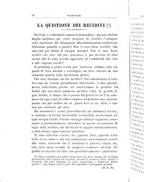 Rivista di discipline carcerarie in relazione con l'antropologia, col diritto penale, con la statistica