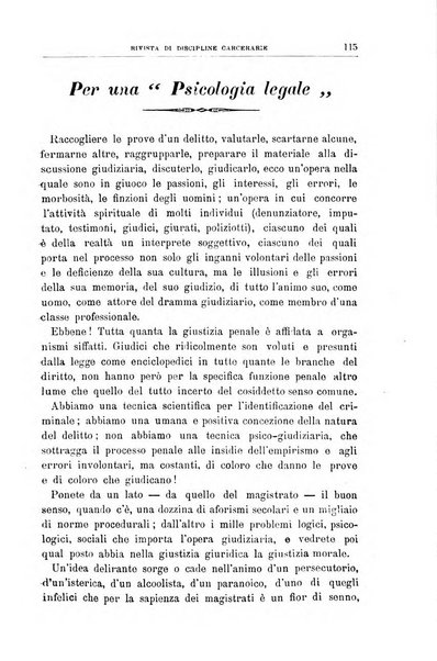 Rivista di discipline carcerarie in relazione con l'antropologia, col diritto penale, con la statistica