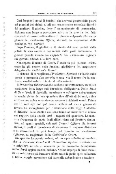 Rivista di discipline carcerarie in relazione con l'antropologia, col diritto penale, con la statistica