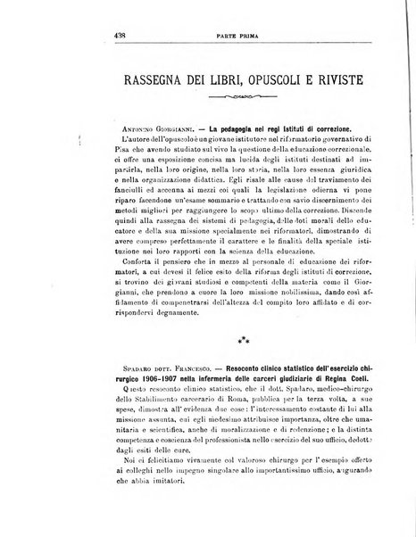 Rivista di discipline carcerarie in relazione con l'antropologia, col diritto penale, con la statistica