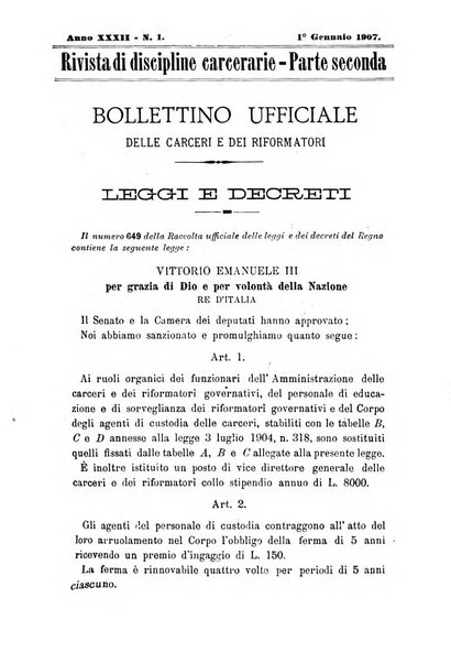 Rivista di discipline carcerarie in relazione con l'antropologia, col diritto penale, con la statistica