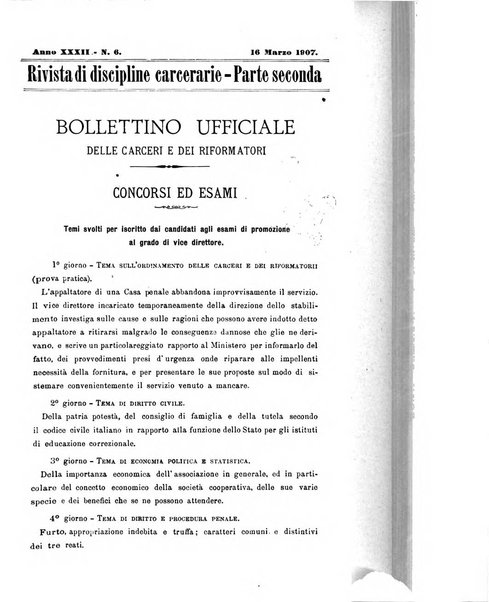 Rivista di discipline carcerarie in relazione con l'antropologia, col diritto penale, con la statistica