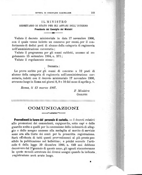 Rivista di discipline carcerarie in relazione con l'antropologia, col diritto penale, con la statistica