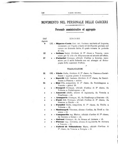 Rivista di discipline carcerarie in relazione con l'antropologia, col diritto penale, con la statistica