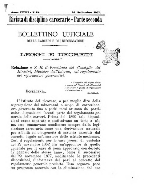 Rivista di discipline carcerarie in relazione con l'antropologia, col diritto penale, con la statistica