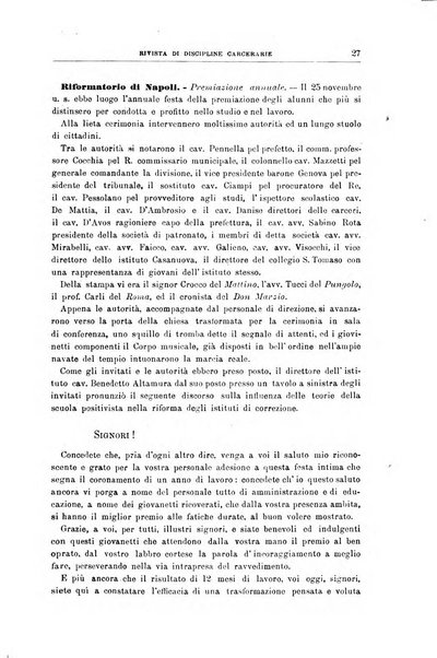 Rivista di discipline carcerarie in relazione con l'antropologia, col diritto penale, con la statistica