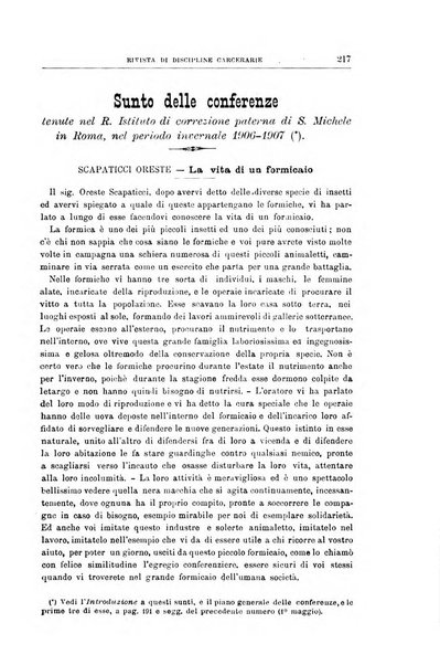 Rivista di discipline carcerarie in relazione con l'antropologia, col diritto penale, con la statistica