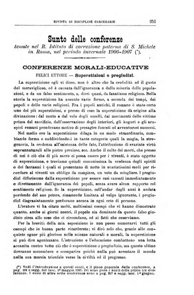 Rivista di discipline carcerarie in relazione con l'antropologia, col diritto penale, con la statistica