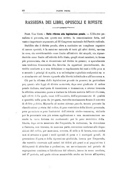 Rivista di discipline carcerarie in relazione con l'antropologia, col diritto penale, con la statistica