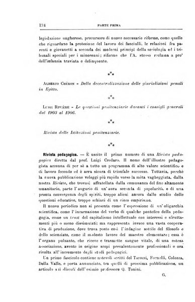 Rivista di discipline carcerarie in relazione con l'antropologia, col diritto penale, con la statistica