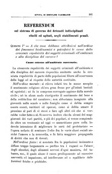 Rivista di discipline carcerarie in relazione con l'antropologia, col diritto penale, con la statistica