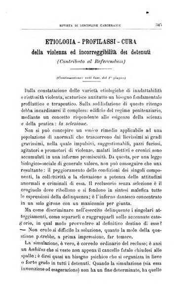 Rivista di discipline carcerarie in relazione con l'antropologia, col diritto penale, con la statistica