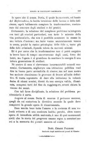 Rivista di discipline carcerarie in relazione con l'antropologia, col diritto penale, con la statistica