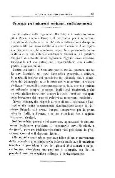 Rivista di discipline carcerarie in relazione con l'antropologia, col diritto penale, con la statistica