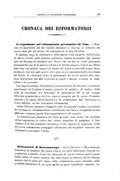 Rivista di discipline carcerarie in relazione con l'antropologia, col diritto penale, con la statistica