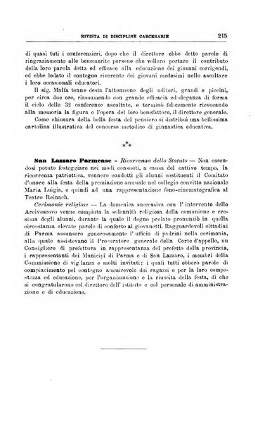 Rivista di discipline carcerarie in relazione con l'antropologia, col diritto penale, con la statistica