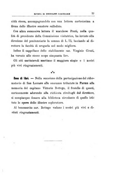 Rivista di discipline carcerarie in relazione con l'antropologia, col diritto penale, con la statistica