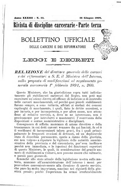 Rivista di discipline carcerarie in relazione con l'antropologia, col diritto penale, con la statistica