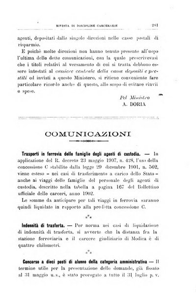 Rivista di discipline carcerarie in relazione con l'antropologia, col diritto penale, con la statistica