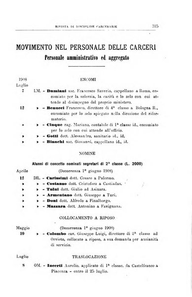 Rivista di discipline carcerarie in relazione con l'antropologia, col diritto penale, con la statistica