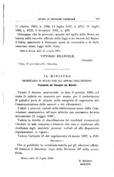 Rivista di discipline carcerarie in relazione con l'antropologia, col diritto penale, con la statistica