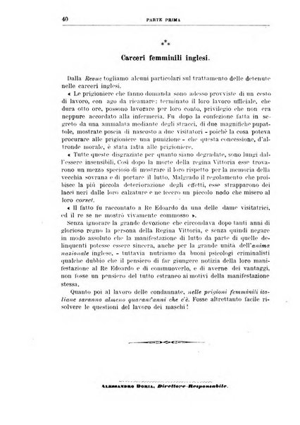 Rivista di discipline carcerarie in relazione con l'antropologia, col diritto penale, con la statistica