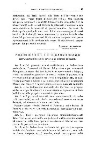 Rivista di discipline carcerarie in relazione con l'antropologia, col diritto penale, con la statistica