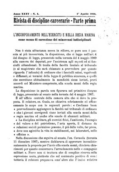 Rivista di discipline carcerarie in relazione con l'antropologia, col diritto penale, con la statistica