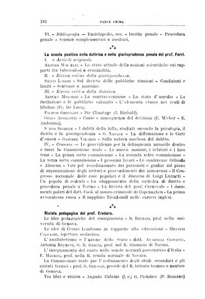 Rivista di discipline carcerarie in relazione con l'antropologia, col diritto penale, con la statistica