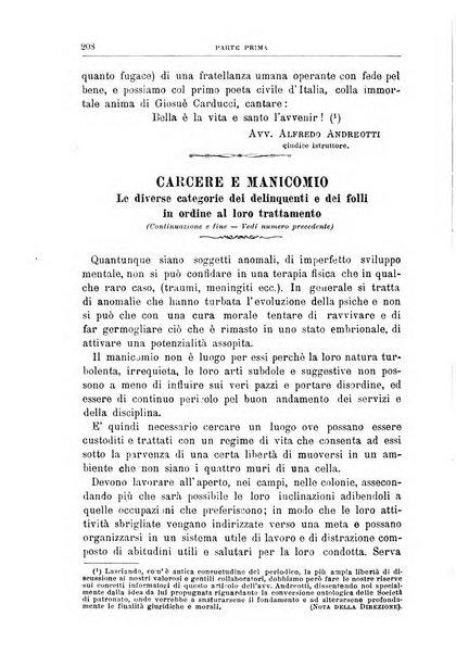 Rivista di discipline carcerarie in relazione con l'antropologia, col diritto penale, con la statistica