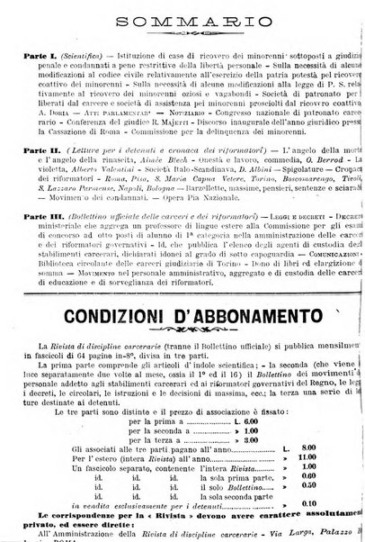 Rivista di discipline carcerarie in relazione con l'antropologia, col diritto penale, con la statistica