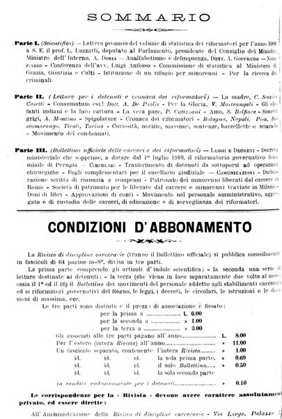 Rivista di discipline carcerarie in relazione con l'antropologia, col diritto penale, con la statistica