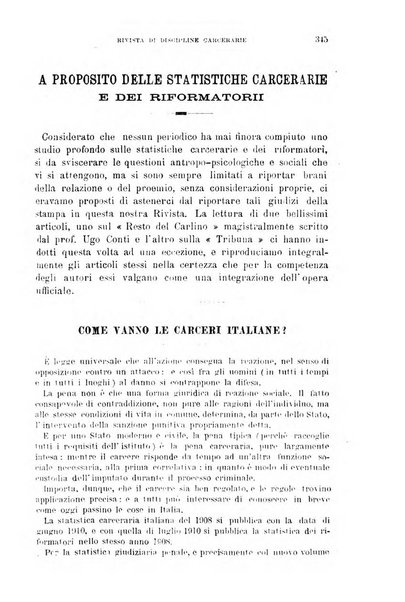 Rivista di discipline carcerarie in relazione con l'antropologia, col diritto penale, con la statistica