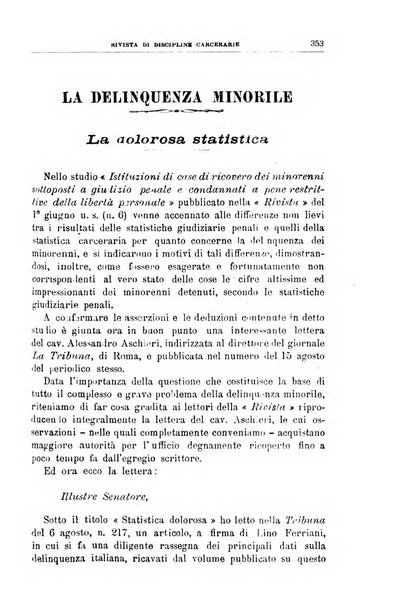 Rivista di discipline carcerarie in relazione con l'antropologia, col diritto penale, con la statistica