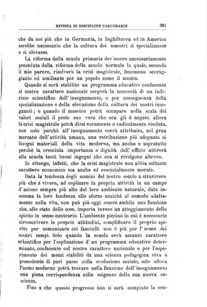 Rivista di discipline carcerarie in relazione con l'antropologia, col diritto penale, con la statistica