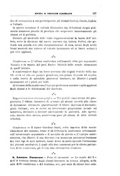 Rivista di discipline carcerarie in relazione con l'antropologia, col diritto penale, con la statistica