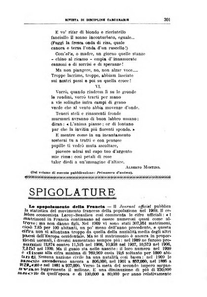 Rivista di discipline carcerarie in relazione con l'antropologia, col diritto penale, con la statistica