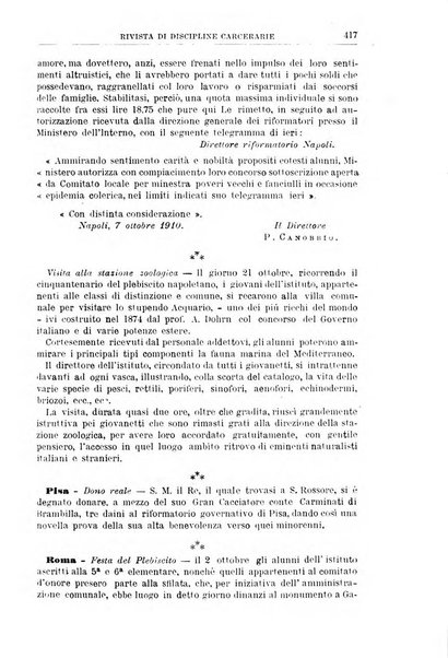 Rivista di discipline carcerarie in relazione con l'antropologia, col diritto penale, con la statistica