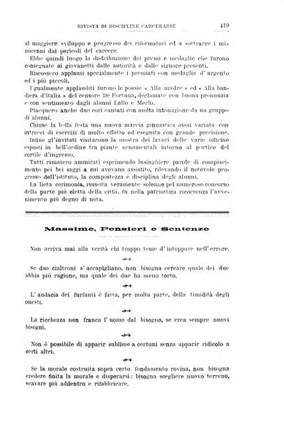 Rivista di discipline carcerarie in relazione con l'antropologia, col diritto penale, con la statistica