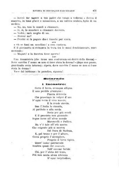 Rivista di discipline carcerarie in relazione con l'antropologia, col diritto penale, con la statistica