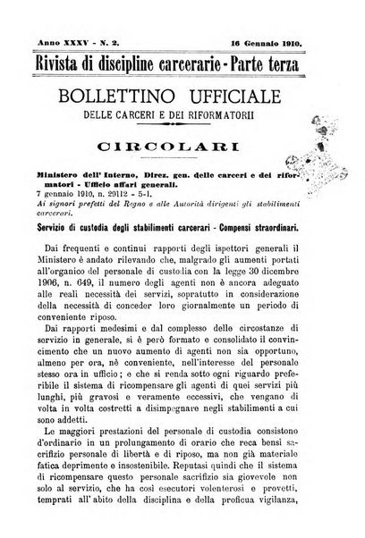 Rivista di discipline carcerarie in relazione con l'antropologia, col diritto penale, con la statistica