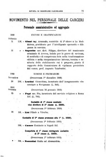 Rivista di discipline carcerarie in relazione con l'antropologia, col diritto penale, con la statistica