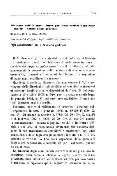 Rivista di discipline carcerarie in relazione con l'antropologia, col diritto penale, con la statistica