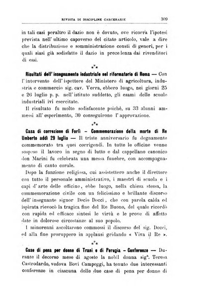 Rivista di discipline carcerarie in relazione con l'antropologia, col diritto penale, con la statistica